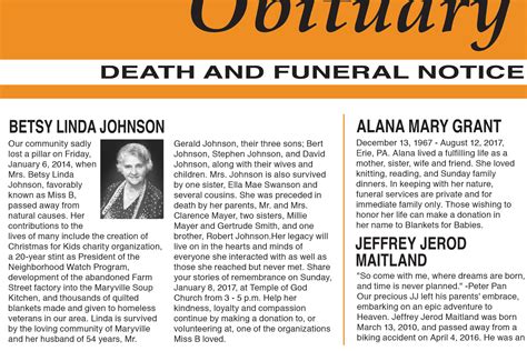 wdtv|wdtv obituaries announcements.